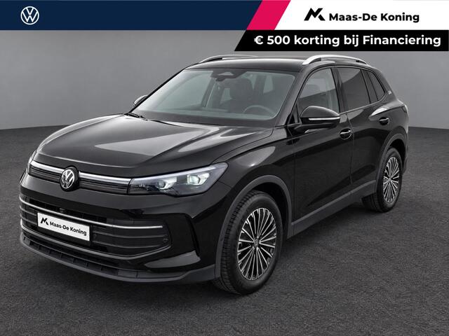 Volkswagen TIGUAN 1.5eTSI/150PK Goal · Navigatie · Trekhaak · 360°Camera + Parkeersensoren · Garantie t/m 01-10-2027