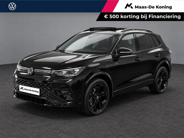 Volkswagen TIGUAN 1.5 272pk DSG eHybrid R-Line Edition · Panoramadak · 360 Camera · Wegklapbare Trekhaak · Massage · Black style · 20'' Inch · Garantie t/m 22-06-2030 of 100.000km