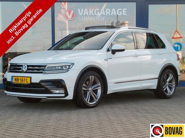 Volkswagen TIGUAN 1.4 TSI R-Line, Trekhaak / Elektr. Schuifdak / Full LED / Carplay + Android Auto / 19' LMV