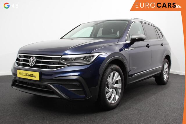 Volkswagen TIGUAN Allspace 1.5 TSI 150pk DSG Life 7p. Navigatie Climate Control Adaptieve cruise control Achteruitrijcamera Trekhaak Virtual Cockpit Elektrische achterklep Stoelverwarming Led Lichtmetalen velgen Parkeersensoren