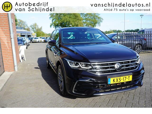 Volkswagen TIGUAN 1.4 TSI EHYBRID R-LINE BUSINESS+ VOL LUXE 1800KG TREKGEWICHT SOH 97% PANORAMADAK 360CAMERA LEDER STOELVERW.V+A STUURVERW. ADAPTIEVE CRUISE DIGI COCKPIT 19INCH ANDROID/APPLECARPLAY NAVI CLIMA PDC V+A+ASSIST KEYLESS FULL LED ENZ...