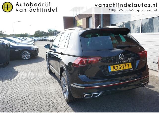 Volkswagen TIGUAN 1.4 TSI EHYBRID R-LINE BUSINESS+ VOL LUXE 1800KG TREKGEWICHT SOH 97% PANORAMADAK 360CAMERA LEDER STOELVERW.V+A STUURVERW. ADAPTIEVE CRUISE DIGI COCKPIT 19INCH ANDROID/APPLECARPLAY NAVI CLIMA PDC V+A+ASSIST KEYLESS FULL LED ENZ...