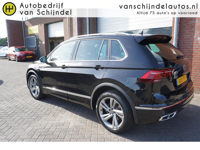 Volkswagen TIGUAN 1.4 TSI EHYBRID R-LINE BUSINESS+ VOL LUXE 1800KG TREKGEWICHT SOH 97% PANORAMADAK 360CAMERA LEDER STOELVERW.V+A STUURVERW. ADAPTIEVE CRUISE DIGI COCKPIT 19INCH ANDROID/APPLECARPLAY NAVI CLIMA PDC V+A+ASSIST KEYLESS FULL LED ENZ...