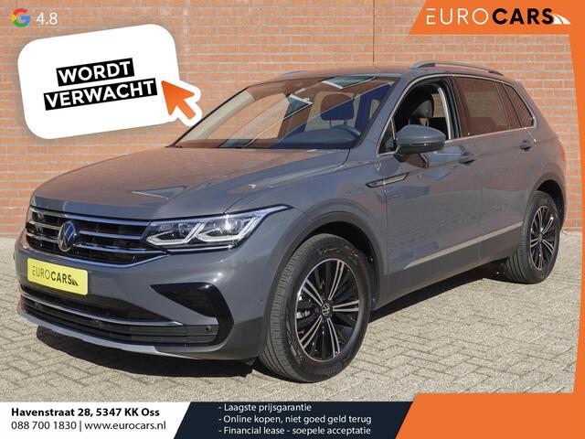 Volkswagen TIGUAN 1.5 TSI 150pk DSG Elegance Navigatie Apple Carplay / Android Auto Parkeersensoren Camera Adaptieve Cruise Control Stuur-en stoelverwarming Matrix LED-koplampen Virtual Cockpit Getinte ramen Climate Control ErgoActive stoelen