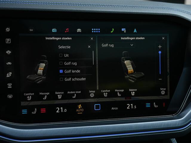 Volkswagen TOUAREG 3.0 TSi eHybrid 4MOTION R | 462PK | Panoramadak | Night Vision | Massage + Ventilatie | HUD | Dynaudio | Luchtvering | Adaptive Cruise | Ambiance Interieur | Keyless Entry | Stoelverwarming V+A | Stuurverwarming |
