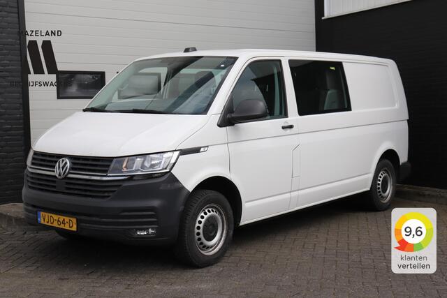 Volkswagen TRANSPORTER 2.0 TDI L2 Dubbele Cabine EURO 6 - Airco - Navi - Cruise - ¤ 19.900,- Excl.