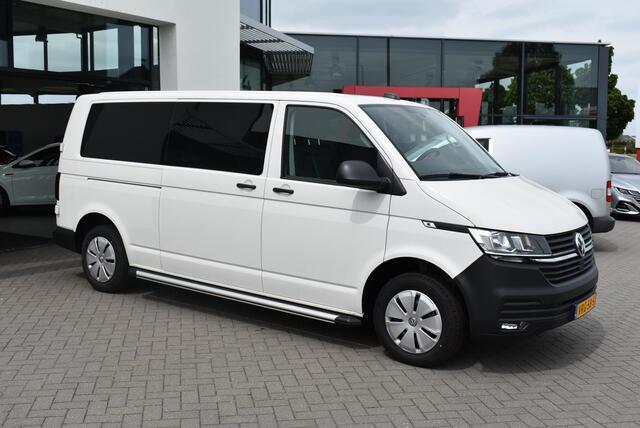 Volkswagen TRANSPORTER 2.0 TDI L2H1 28 Comfortline Highline, Dubbele Cabine DC, met armleuningen en verstelbare stoelen, privacy glas, glaslook panelen, PDC, cruise control, achteruitrij camera, achterdeuren met ruit, bijrijdersbank, composition colour met apple carplay (naviga