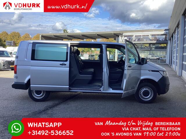 Volkswagen TRANSPORTER 2.0 TDI 150 pk L2 DC Dubbel Cabine 4Motion/ 4x4/ Standkachel/ 2.5t Trekverm./ Cruise/ 4-motion