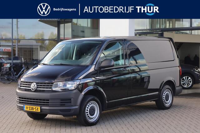 Volkswagen TRANSPORTER 2.0 TDI L1H1 Economy 84PK / 62kW, Trekhaak, dichte achterdeuren, 3-zits, bluetooth, radio, airco, vloer + scheidingswand + zijwand bekleding