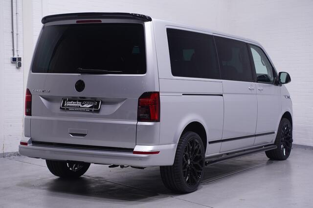 Volkswagen TRANSPORTER 2.0 TDI 204 pk Dubbel Cabine Silver&Black Edition 2x Elek. Schuifdeur, Navi, Adapt. Cruise, Duo Leder Antraciet, LED, 20" LMV, 5-Zits