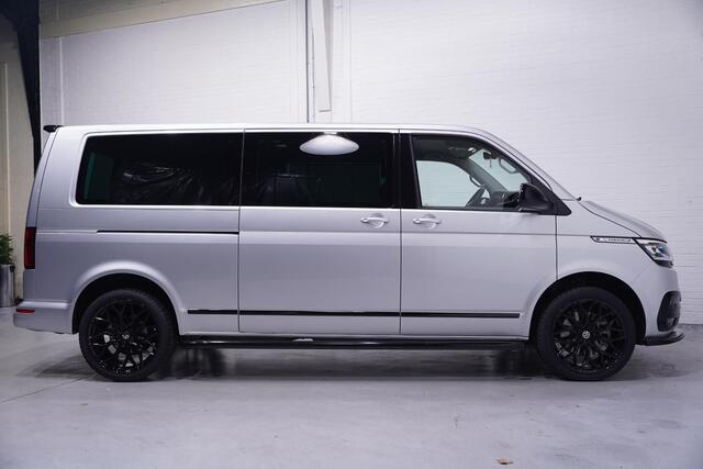 Volkswagen TRANSPORTER 2.0 TDI 204 pk Dubbel Cabine Silver&Black Edition 2x Elek. Schuifdeur, Navi, Adapt. Cruise, Duo Leder Antraciet, LED, 20" LMV, 5-Zits