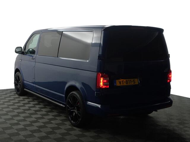 Volkswagen TRANSPORTER 2.0 TDI 180pk L2 R Line Aut- Dubbele Cabine, 6 Pers, Park Assist, Navi, Cruise, Clima, Sidebars