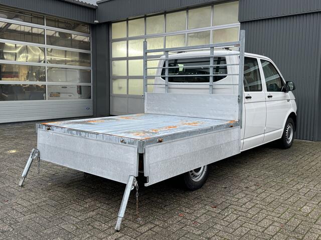Volkswagen TRANSPORTER 2.0 TDI 102pk 3 Zijden Kipper Airco Trekhaak 2200kg Airco Cruise controle Telefoonverbinding 1e eigenaar Dealer onderhouden Kieper P-up Doka Pritsche Ahk 2200kg Euro 5