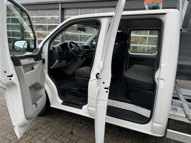 Volkswagen TRANSPORTER 2.0 TDI 102pk 3 Zijden Kipper Airco Trekhaak 2200kg Airco Cruise controle Telefoonverbinding 1e eigenaar Dealer onderhouden Kieper P-up Doka Pritsche Ahk 2200kg Euro 5