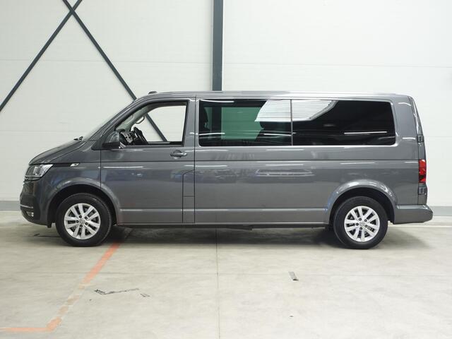 Volkswagen TRANSPORTER 2.0 TDI L2H1 28 Dubbele Cabine Highline Automaat Airco Cruise Control adaptief Parkeersensoren Trekhaak