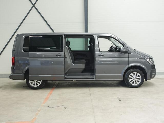 Volkswagen TRANSPORTER 2.0 TDI L2H1 28 Dubbele Cabine Highline Automaat Airco Cruise Control adaptief Parkeersensoren Trekhaak