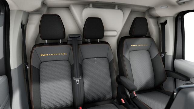 Volkswagen TRANSPORTER Bedrijfswagens PanAmericana L2 2.0 TDI EU6 170 pk 8 versn. auto | 3 neerklapbare dakrails | Achterdeuren zonder ruit | Diefstalalarmsysteem met interieurbeveiliging, noodsirene en wegsleepbeveiliging | Voorruit van gelaagd glas, warmtewerend, isolerend en