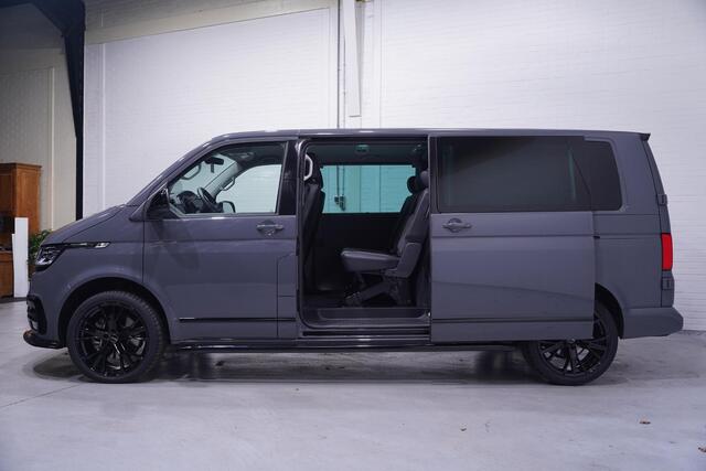 Volkswagen TRANSPORTER 2.0 TDI 204 pk Dubbel Cabine 2x Elek. Schuifdeur 20" LMV, Lederen Interieur, LED Koplampen, PDC V+A, 5-Zits