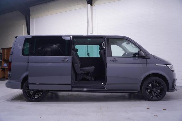 Volkswagen TRANSPORTER 2.0 TDI 204 pk Dubbel Cabine 2x Elek. Schuifdeur 20" LMV, Lederen Interieur, LED Koplampen, PDC V+A, 5-Zits