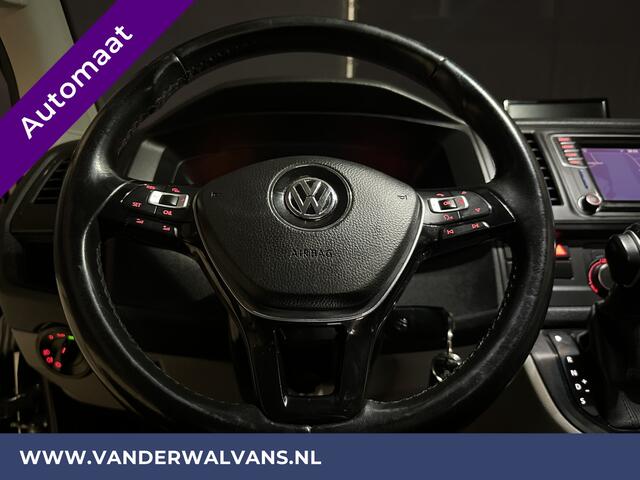 Volkswagen TRANSPORTER 2.0 TDI 150pk Automaat **BPM VRIJ voor de Ondernemer** L2H1 inrichting Euro6 Airco | Navigatie Camera, 2500kg trekhaak, Cruisecontrol, Parkeersensoren, Verwarmde voorruit, Achterklep, LM velgen