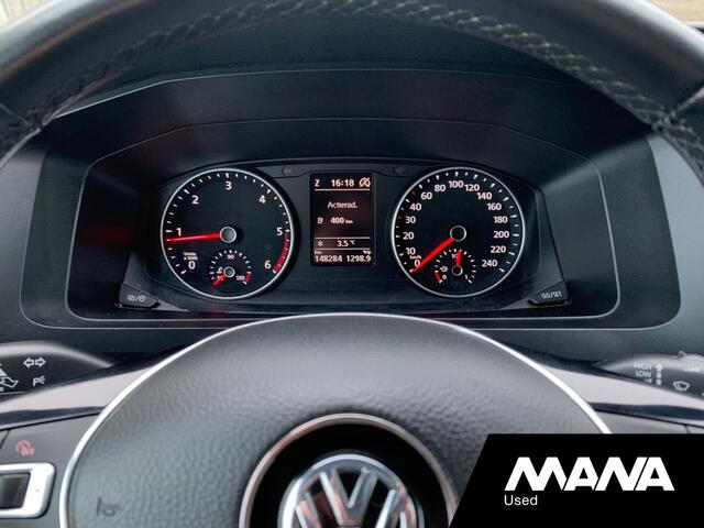 Volkswagen TRANSPORTER 2.0TDI L1H1 150pk Automaat Highline Leder Airco Sensoren Cruise CarPlay Navi Sortimo-Inrichting Verwarmde-Voorruit