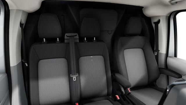 Volkswagen TRANSPORTER Bedrijfswagens Life 2.0 TDI EU6 81 kW 110 pk 6 versn. hand | BPM vrij | Achterdeuren zonder ruit | Zitpakket 3 voor Life & Style - armleuningen, bijrijdersbank met doorlaadfunctie en klaptafel | Multifunctioneel kunstlederen stuurwiel |