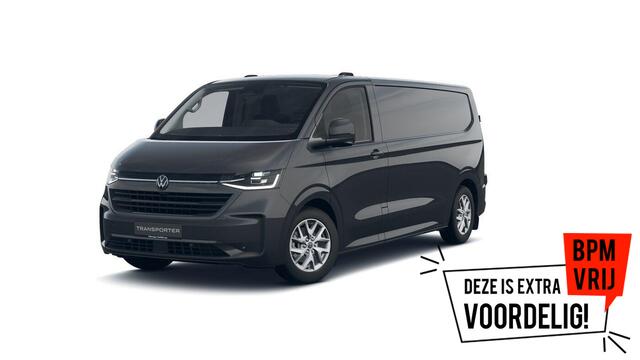 Volkswagen TRANSPORTER Bedrijfswagens Bulli L2 2.0 TDI 170 pk 125 kW pk 8 versn. Auto | BPM vrij | Trekhaakvoorbereiding | Exterieurpakket met bumpers, grille, spiegels en handgrepen in carrosseriekleur | Diefstalalarmsysteem met interieurbeveiliging, noodsirene en wegsleepbeve
