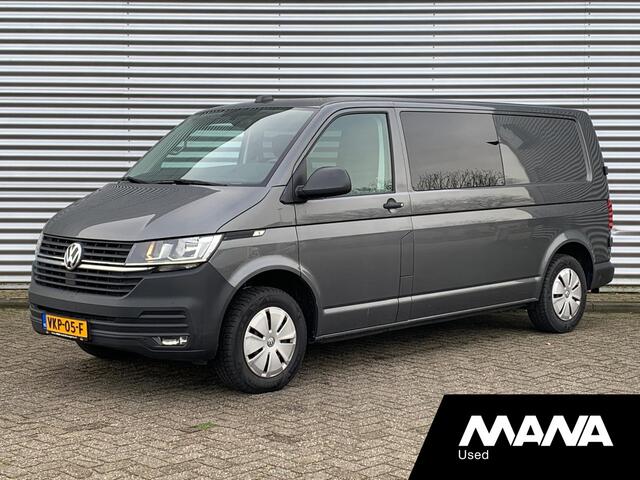 Volkswagen TRANSPORTER 2.0TDI L2H1 DC Dubbel Cabine Airco 12V Trekhaak Sensoren Voorruit-Verwarming Cruise Passagiersstoel DIN Start/Stop Laadruimtebekleding