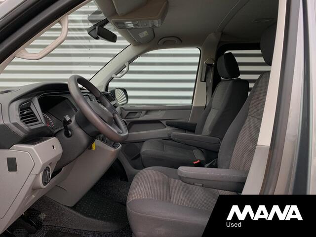 Volkswagen TRANSPORTER 2.0TDI L2H1 DC Dubbel Cabine Airco 12V Trekhaak Sensoren Voorruit-Verwarming Cruise Passagiersstoel DIN Start/Stop Laadruimtebekleding