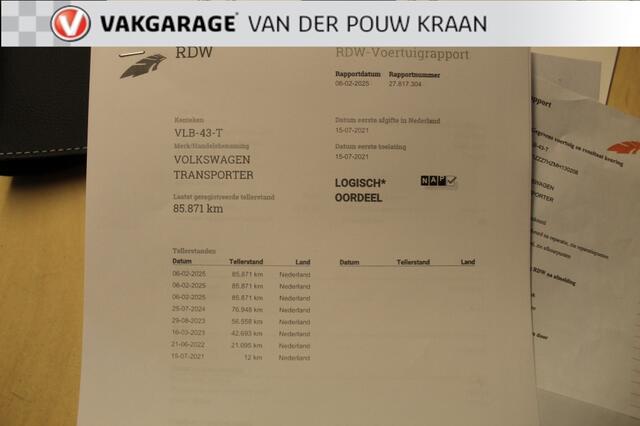 Volkswagen TRANSPORTER 2.0 TDI L2H1 Airco / Trekhaak