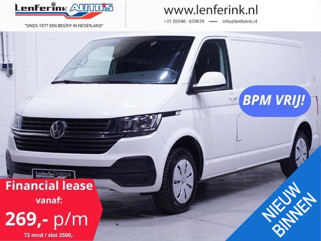 Volkswagen TRANSPORTER 2.0 TDI 110 pk L2H1 Nwe Model NAP, Airco Trekhaak, Cruise Control, Laadruimte Pakket, 2-Zits