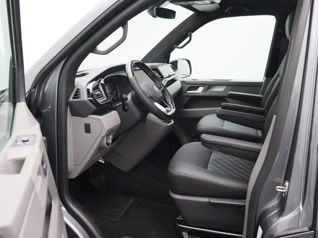 Volkswagen TRANSPORTER Caravelle Dubbelcabine T6.1 2.0 TDI 204PK DSG L2H1 | Leighton Uitgevoerd | LED Koplampen | 2x schuifdeur | Digitale cockpit | Climatronic | Navigatie | 20 Inch