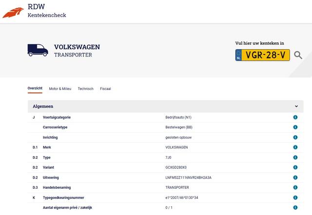 Volkswagen TRANSPORTER 2.0 TDI L2H1 28 (90 PK) 1e-Eig. & Dealer-Onderh. BOVAG-Garantie. NL-Auto. 3-Zits, Trekhaak, Apple-Carplay/Android-Auto, Airco/Climate, Cruise-Control, Side-Bars, Parkeersensoren