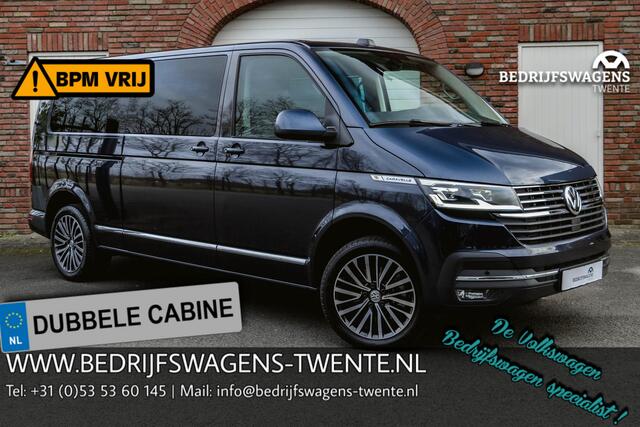 Volkswagen TRANSPORTER T6.1 2.0 TDI 204 PK DSG CARAVELLE L2H1 A-KLEP DUB/DUB ACC | LED | Leder | Virtual Cockpit | Privacy glass |