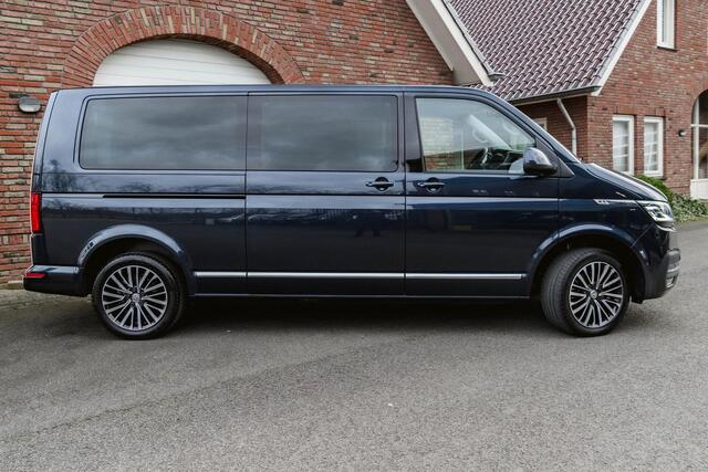 Volkswagen TRANSPORTER T6.1 2.0 TDI 204 PK DSG CARAVELLE L2H1 A-KLEP DUB/DUB ACC | LED | Leder | Virtual Cockpit | Privacy glass |