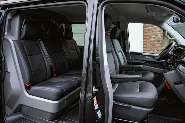 Volkswagen TRANSPORTER T6.1 2.0 TDI 204PK DSG L2H1 HIGHLINE DUB/CAB Standkachel | Leder | LED | Trekhaak | Full Option |