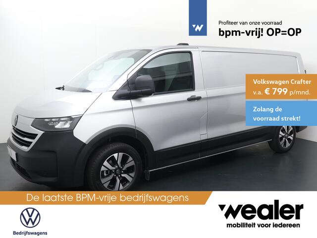 Volkswagen TRANSPORTER 2.0 TDI L2H1 Dub. Cab. 4-MOTION PanAmericana | BPM Vrij | Dubbele Cabine Exclusive 5-Zitter | 170pk Automaat | IQ-LED | Comfortstoelen | Navigatie Apple Carplay/Android Auto DAB+ MF-Stuur | Cruise Control Adaptief | Climatronic Airco | Parkeersensoren V+A