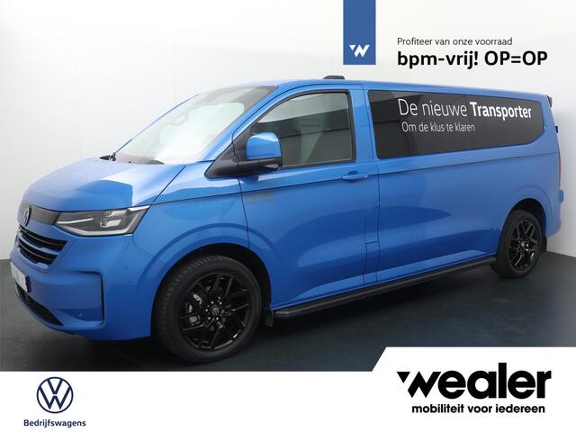 Volkswagen TRANSPORTER 2.0 TDI L2H1 Dubbel Cabine Bulli Intro | Dubbele Cabine Exclusive 5-Zitter | BPM Vrij | 170pk Automaat | IQ-LED | Comfortstoelen | Navigatie Apple Carplay/Android Auto DAB+ MF-Stuur | Cruise Control Adaptief | Climatronic Airco | Parkeersensoren V+A + Ac