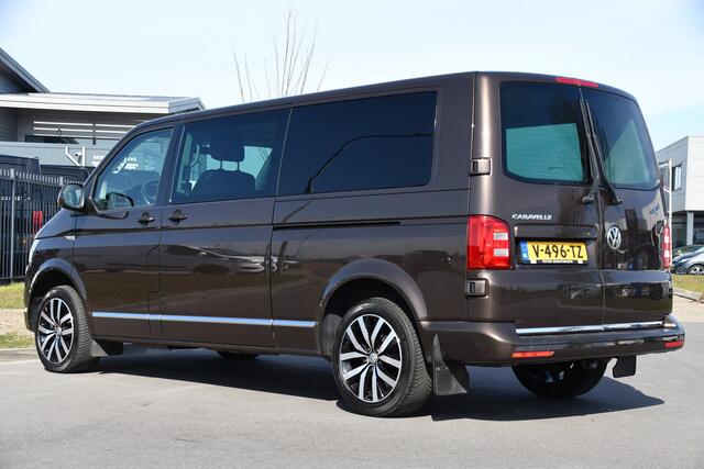 Volkswagen TRANSPORTER 2.0 TDI L2H1 DC Caravelle Adaptieve Cruise, LED, Elektrische Schuifdeur, Leder, Sensoren, 204PK, Automaat, Uniek!
