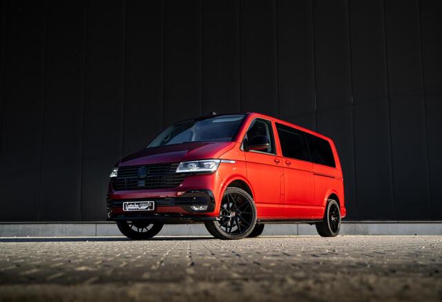 Volkswagen TRANSPORTER 2.0 TDI 150 pk Dubbel Cabine Fontana Red Navi, Camera, 20" LMV, LED Koplampen, Adapt. Cruise, Privacyglas, 5-Zits
