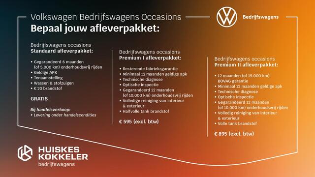 Volkswagen TRANSPORTER 2.0 TDI L2H1 30 DC | BPM vrij |
