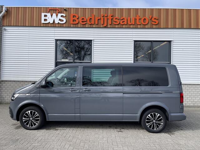 Volkswagen TRANSPORTER 2.0 TDI 150pk DSG automaat L2H1 30 DC Bulli 5 persoons / vaste prijs rijklaar ¤ 35.950 ex btw / lease vanaf ¤ 643 / airco / cruise / navi / camera / leer / dubbele schuifdeur / achterdeuren !