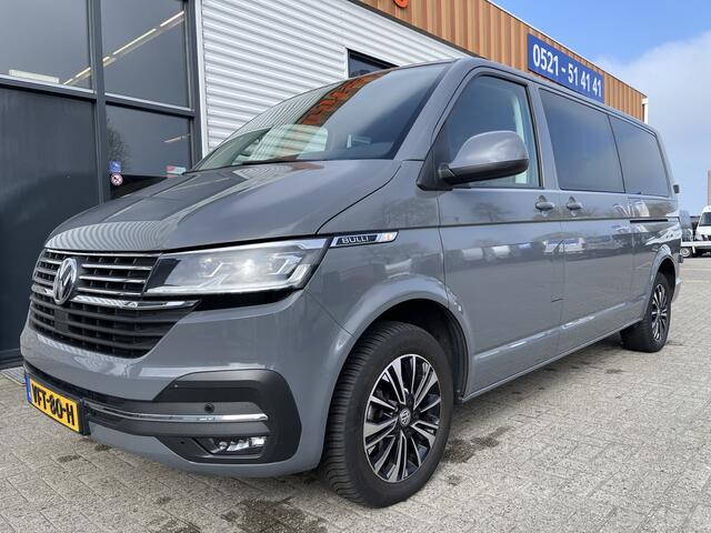 Volkswagen TRANSPORTER 2.0 TDI 150pk DSG automaat L2H1 30 DC Bulli 5 persoons / vaste prijs rijklaar ¤ 35.950 ex btw / lease vanaf ¤ 643 / airco / cruise / navi / camera / leer / dubbele schuifdeur / achterdeuren !