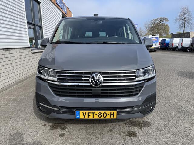 Volkswagen TRANSPORTER 2.0 TDI 150pk DSG automaat L2H1 30 DC Bulli 5 persoons / vaste prijs rijklaar ¤ 35.950 ex btw / lease vanaf ¤ 643 / airco / cruise / navi / camera / leer / dubbele schuifdeur / achterdeuren !