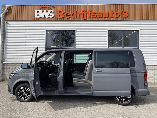 Volkswagen TRANSPORTER 2.0 TDI 150pk DSG automaat L2H1 30 DC Bulli 5 persoons / vaste prijs rijklaar ¤ 35.950 ex btw / lease vanaf ¤ 643 / airco / cruise / navi / camera / leer / dubbele schuifdeur / achterdeuren !