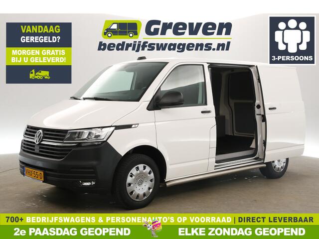 Volkswagen TRANSPORTER 2.0 TDI L1H1 140PK Airco Carplay Cruise 2xSchuifdeur Navigatie PDC 3 Persoons Elektrpakket