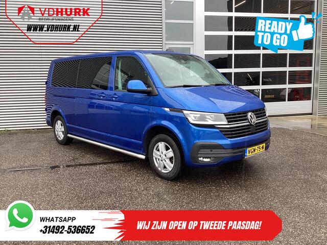 Volkswagen TRANSPORTER T6.1 2.0 TDI 150 pk DSG Aut. L2 DC Dubbel Cabine LED/ Adapt.Cruise/ Leder/ 2.5t trekverm./ Stoelverw./ Navi/ Carplay/ Camera/ PDC