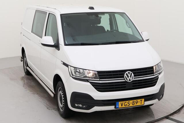 Volkswagen TRANSPORTER 6.1- 2.0 TDI L2H1 Comfortline DC 150 pk - Dub.cabine / Navigatie / Trekhaak