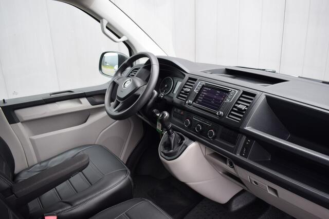 Volkswagen TRANSPORTER 2.0 TDi L2 Comfortline Carplay | Zwart Leder | Airco | Trekhaak | Imperiaal