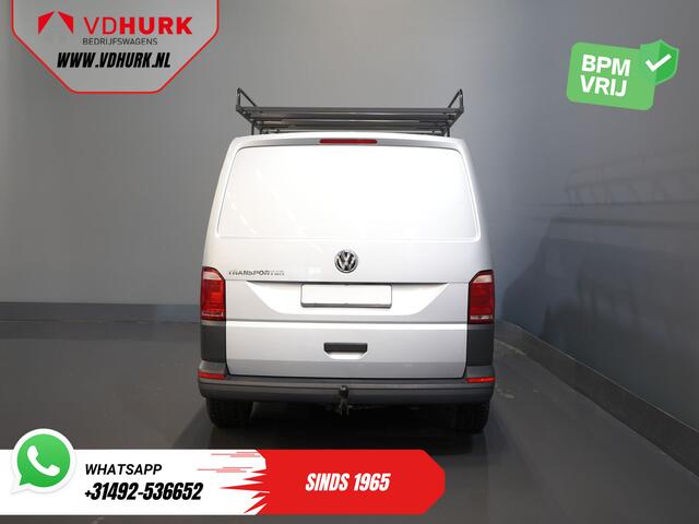 Volkswagen TRANSPORTER 2.0 TDI L2 DC Dubbel Cabine BPM VRIJ! NL Auto/ Imperiaal/ Carplay/ 18" LMV/ Cruise/ Trekhaak/ Airco